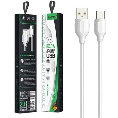 Replacement for LDNIO LS-371 TYPE C 1.0M FAST CHARGING DATA CABLE - Quality Phone Parts in Sri Lanka